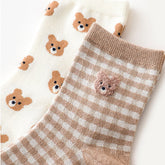 Gingham Bear Sock Set